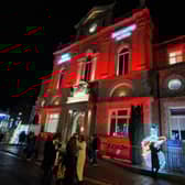 Newry's Christmas lights were switched on on Thursday night.