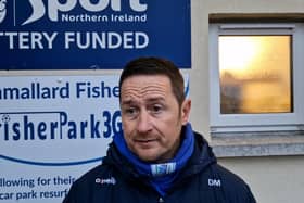 Newry City boss Darren Mullen.