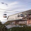 An artist's impression of the visitor centre at Thomas's Quarry.