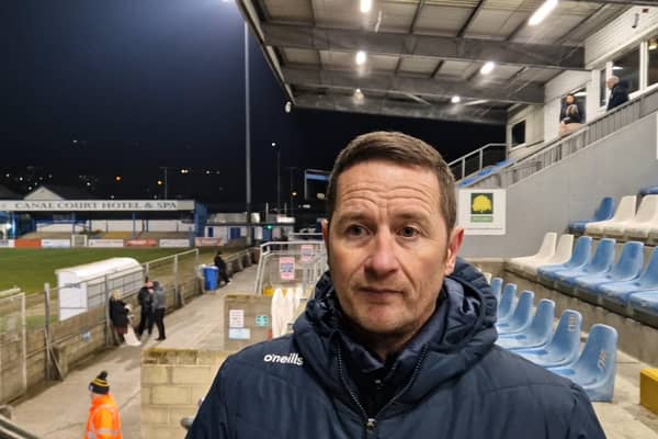 Newry City manager Darren Mullen.