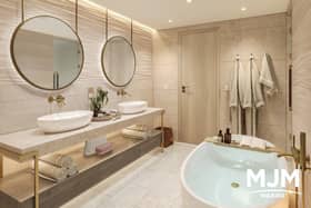 How the bathrooms have been styled by MJM Marine