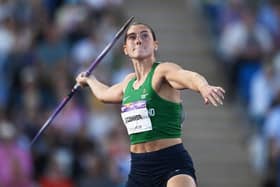 Kate O'Connor throwing Javelin at the Commonwealth Games in 2022.