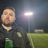 Newry Celtic Manager Stephen Daly.