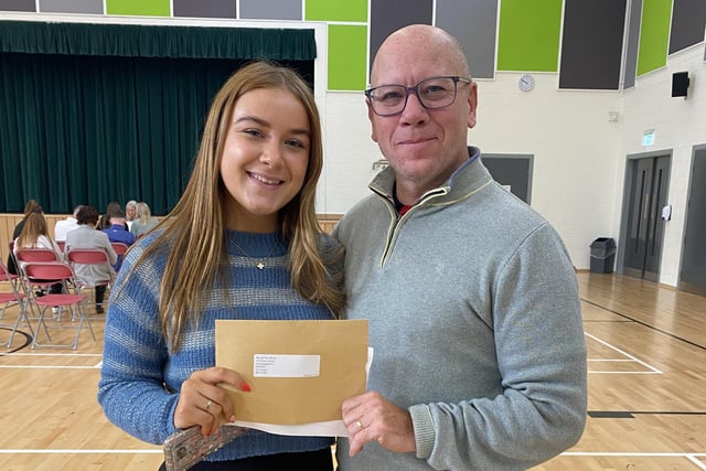 Images as pupils from St Joseph's High School in Crossmaglen received their GCSE results on Thursday, August 22.