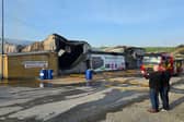 The aftermath of the fire at Sheepbridge Interiors.