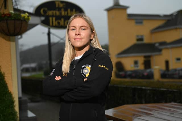 ​Crossmaglen’s Lauren McConville has signed for AFLW side Gold Coast Suns. Pic: Brendan Monaghan