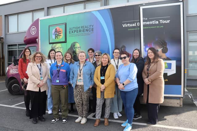 Attendees at the Autism Reality Experience.  Pictured at one of the three-hour session slots were ten members of SRC Learning Support Team from all campuses together with external participants.