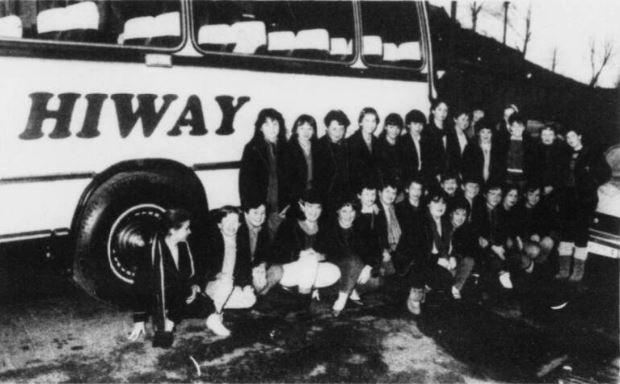 Students of Our Lady's Grammar School, Newry, set off on a five-day trip to London, travelling with Hiway Coaches, Warrenpoint.