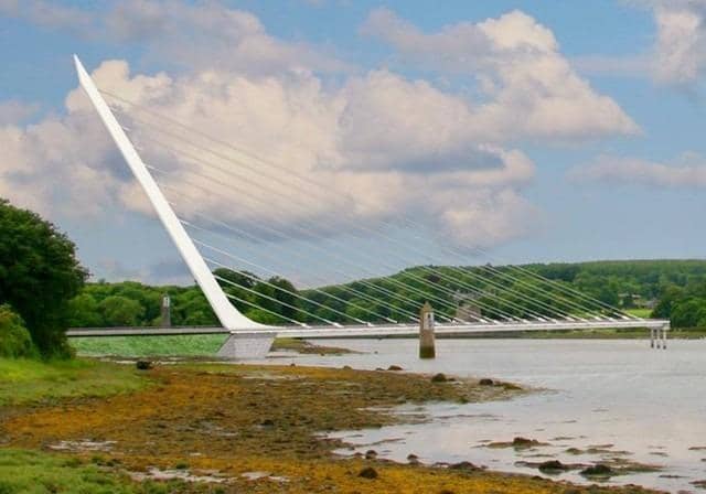 A artist's impression of Narrow Water Bridge.
