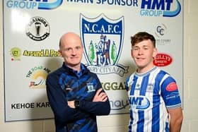 Barry Gray with Jamie O'Flaherty.