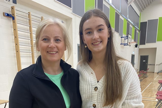 Images as pupils from St Joseph's High School in Crossmaglen received their GCSE results on Thursday, August 22.