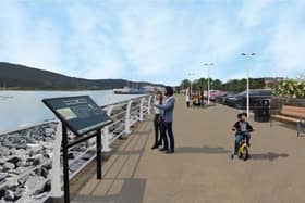 Waterfront's front shore has been revitialised.