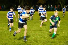 Action from Newry RFC's U12s recent blitz in Armagh.