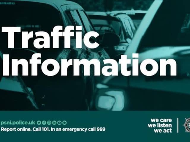 Road users are being advised to expect traffic delays.