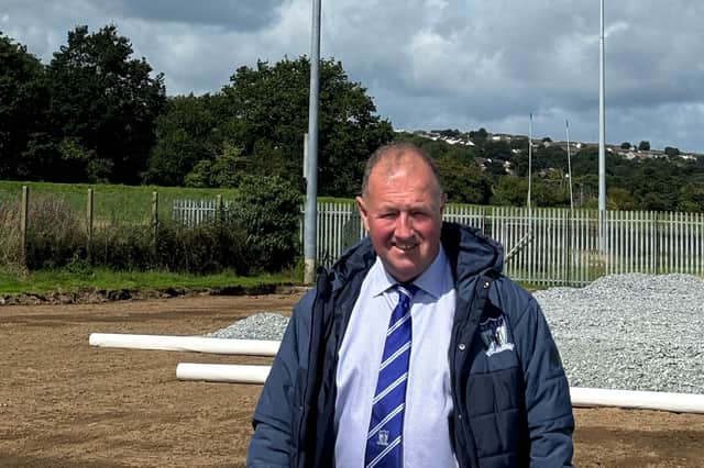 Newry City AFC Chairman Martin McLoughlin.