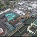 Re-Gen Waste management's facility at Warrenpoint Harbour.