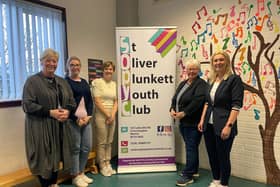 St Oliver Plunkett Youth Club committee.