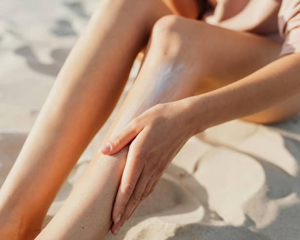 Suncream application
