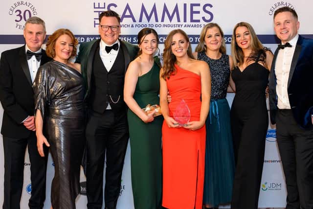 dELI LITES employees, Kirsty Fitzpatrick and Kirsty Beck, represented the company at sandwich and food to go awards, the Sammies.