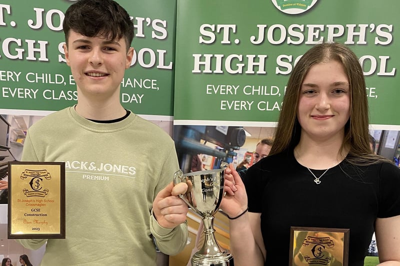 Oran Murphy and Breanna McArdle - GCSE Construction.