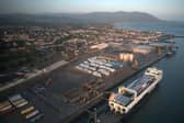A photo of Warrenpoint Port when the waste was fully cleared in August 2024.
