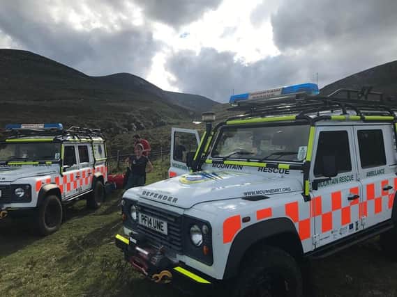 The Mourne Mountains Rescue Team in action. Pic: Facebook