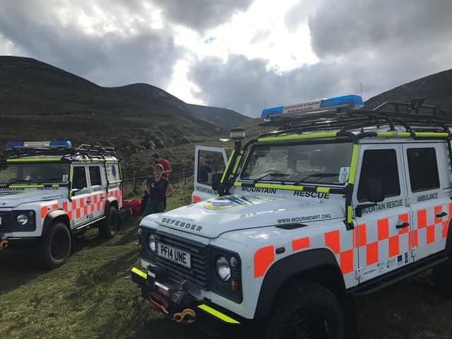 The Mourne Mountains Rescue Team in action. Pic: Facebook