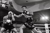 Cathal Jennings in action.