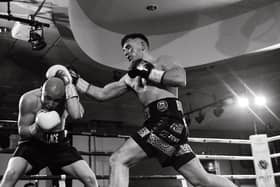 Cathal Jennings in action.