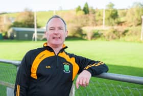 Former Redmond O'Hanlons player Brian Magennis pictured at their ground in Poyntzpass.