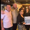Hikers who raised £52,523 for Southern Area Hospice.