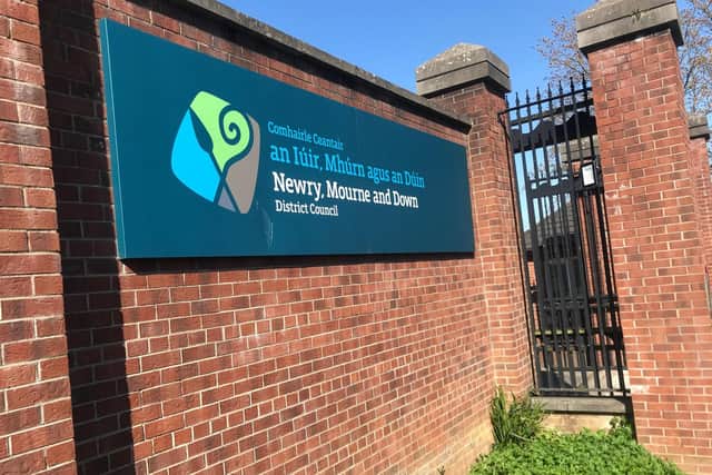 Newry, Mourne and Down District Council's Newry offices.