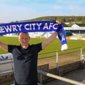 New Newry City AFC manager Stuart King. Pic: Newry City AFC