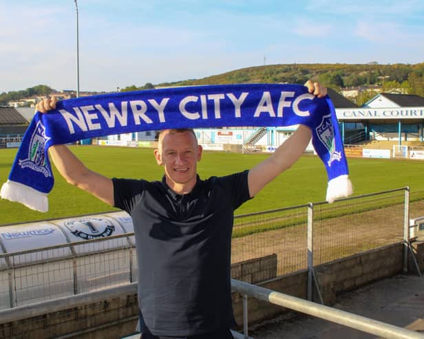 New Newry City AFC manager Stuart King. Pic: Newry City AFC