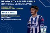 The trials will be held on Wednesday.