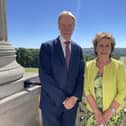 Professor Tom Trinick OBE and Joan McParland MBE (Hope 4 ME & Fibro founder).