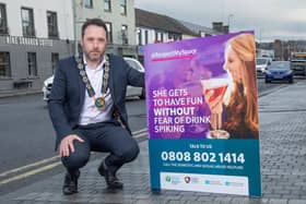 Pictured launching the #RespectMySpace campaign is Newry, Mourne and Down District Council Chairperson, Councillor Pete Byrne.  For further information on the #RespectMySpace campaign please visit www.newrymournedown.org/safeguarding.