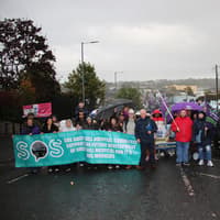 PICTURES: Thousands take to the streets of Newry in support of retaining maternity services at Daisy Hill Hospital