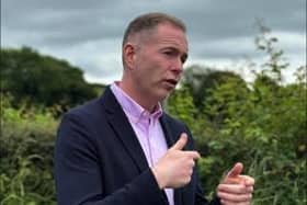 Sinn Féin’s Chris Hazzard MP.