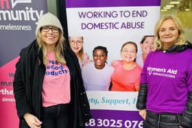 Charities including Women’s Aid were there to give advice on the services they can offer to people who are worried about homelessness.