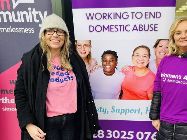 Charities including Women’s Aid were there to give advice on the services they can offer to people who are worried about homelessness.