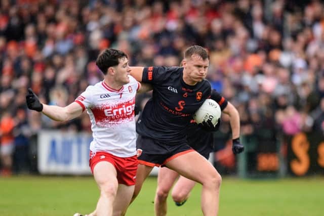 Rian O'Neill returned for Armagh against Derry on Saturday afternoon.