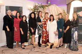 Belinda (4th from left) pictured with the Chairperson of Newry, Mourne & Down District Council, Councillor Valerie Harte, together with some of the Event Sponsors & Supporters.