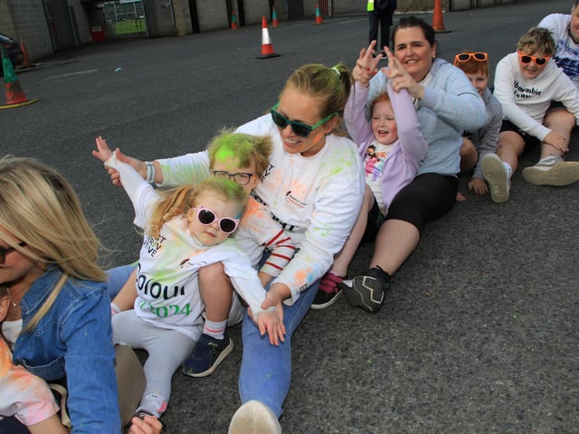 Rock The Boat before everyone left for the Colour Run. INNR3948