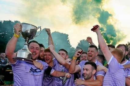 It was one-way traffic in Jennings Park where Ballyholland eased their way to a 3-0 victory over rivals Ballybot United to claim the Carnbane League Division 1 Sean Havern Memorial Cup.