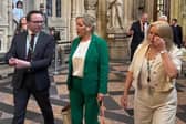 Dáire Hughes MP, First Minister Michelle O'Neill MLA & Pat Cullen MP pictured at the recent business event in Westminster.