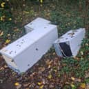 Household appliances which were found dumped in Newry recently.