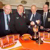 The draw was made by Mr Laurence Rocke, President of the Ulster Branch assisted by  Mr Brian Irwin, Chairman of the Sponsors, Irwins Bakery.