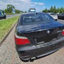 Police pursued the stolen vehicle to the M1. Picture: PSNI