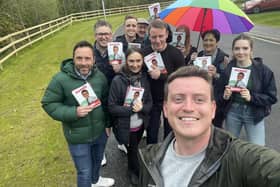 Killian Feehan (front) will replace Michael Savage as a SDLP councillor for the Newry City DEA.